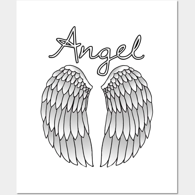 Angel Wings Sweet Innocent Perfect Wall Art by julieerindesigns